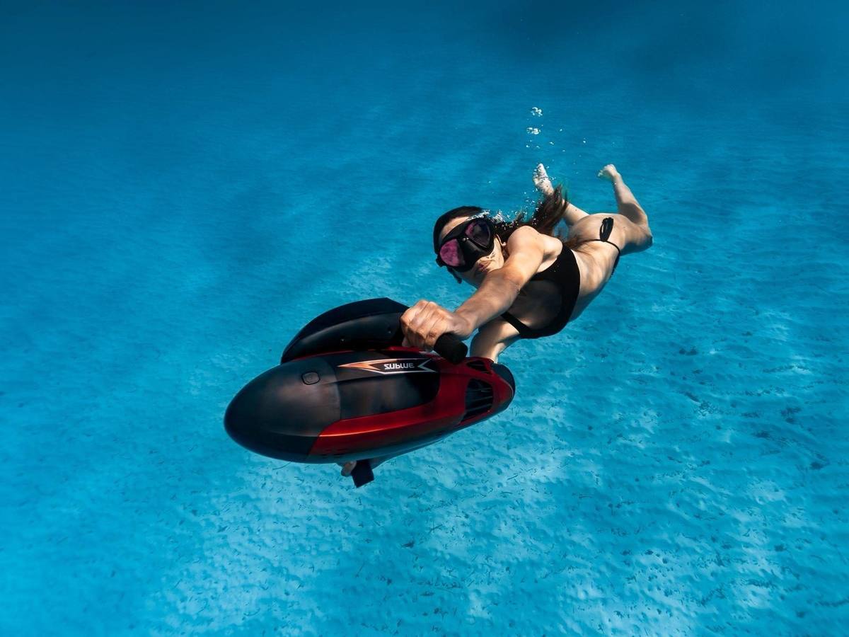 Underwater scooter tour to Kastri Island